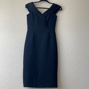 Reiss Off-the-Shoulder Little Black Dress